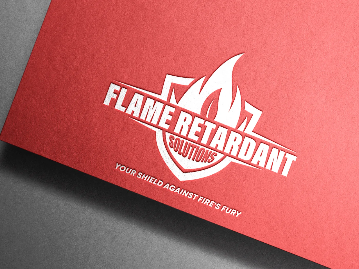 Flame Retardant Solutions logo branding