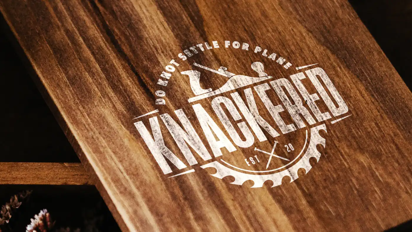 Knackered Carpentry on a wood texture