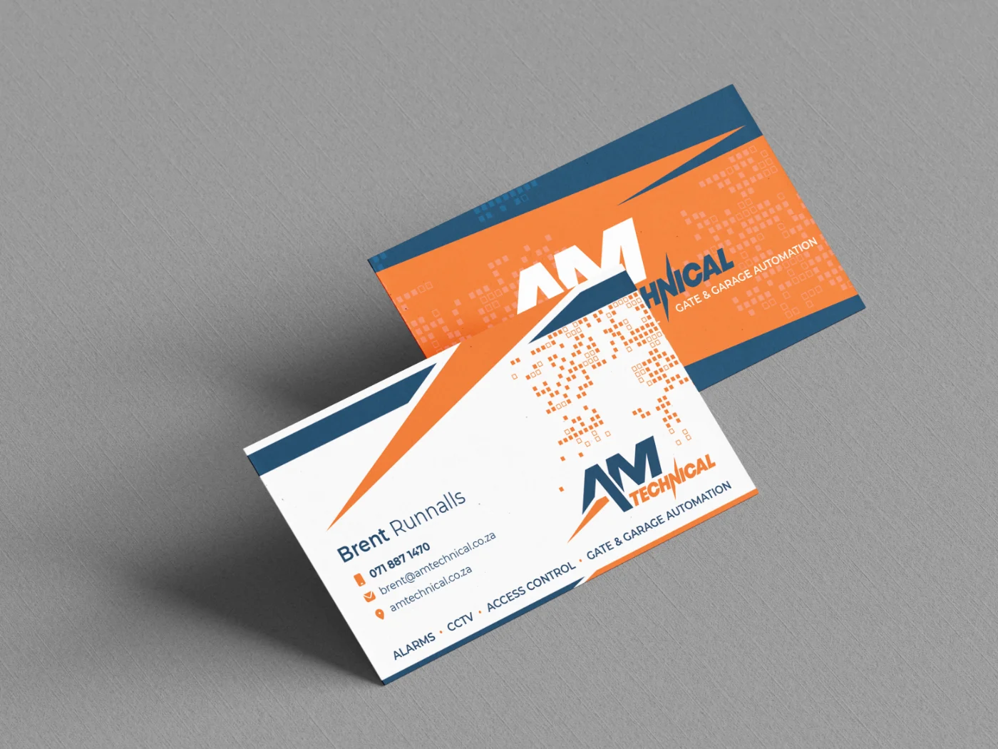 Business card proposal for AM Technical