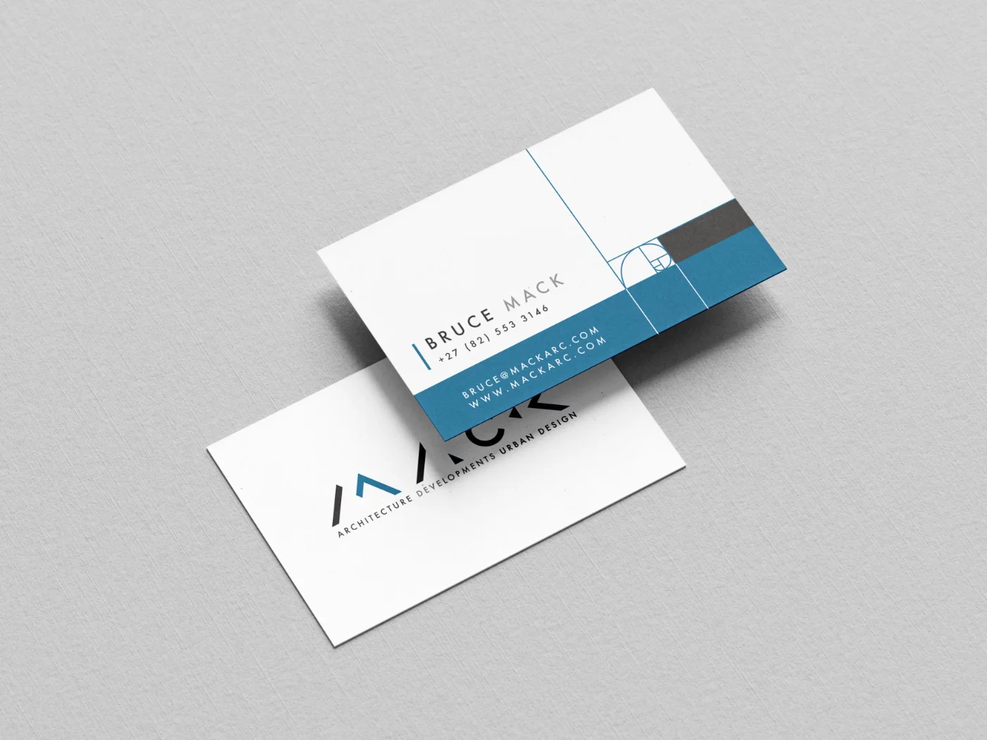 MACK Architecture Developments Urban Design business cards